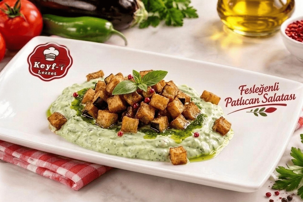 Fesleğenli Patlıcan Salatası
