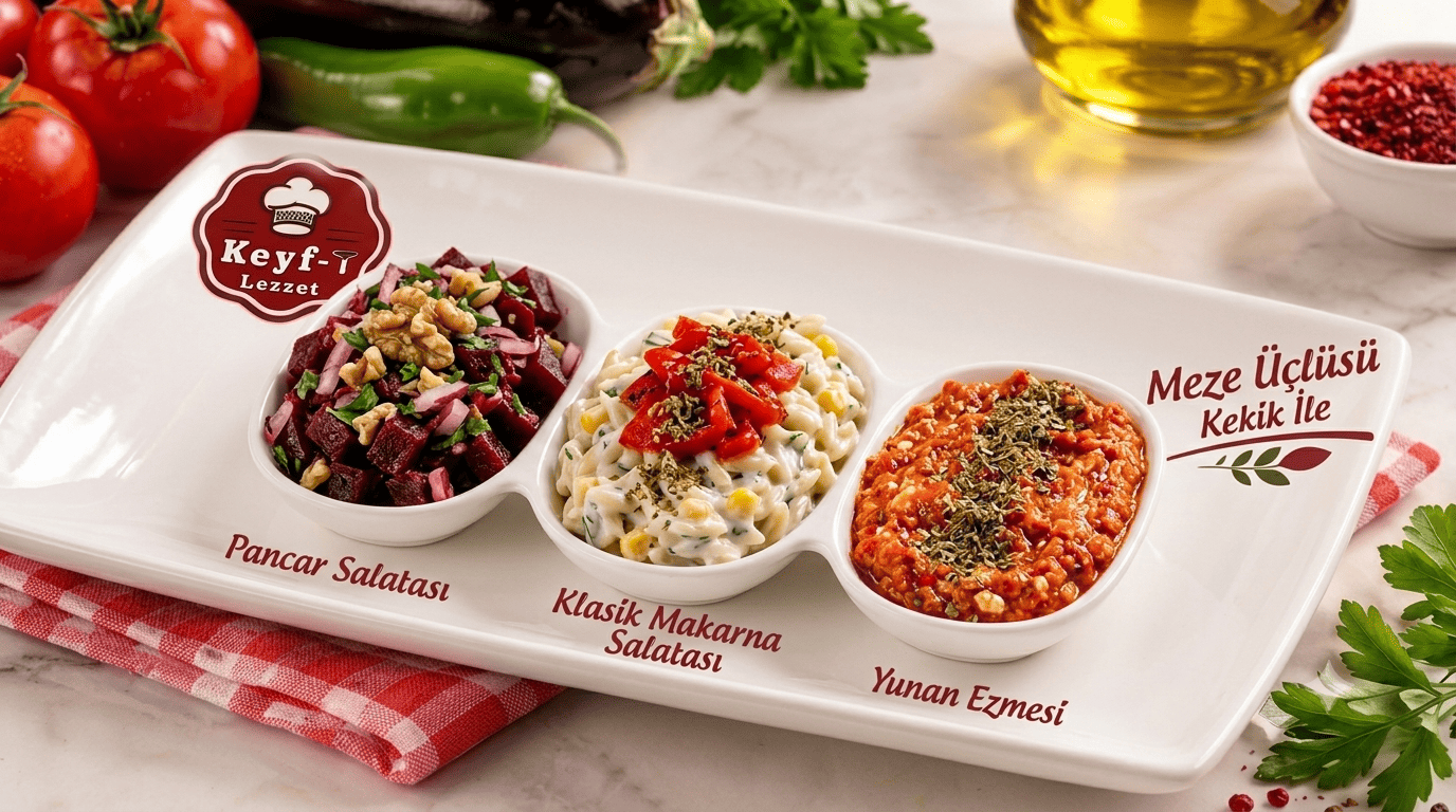 Meze Üçlüsü Kekik ile