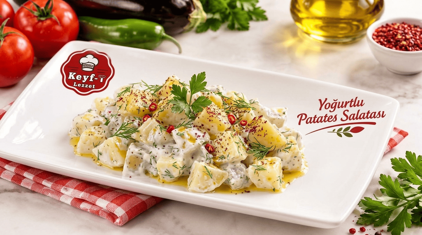 Yoğurtlu Patates Salatası